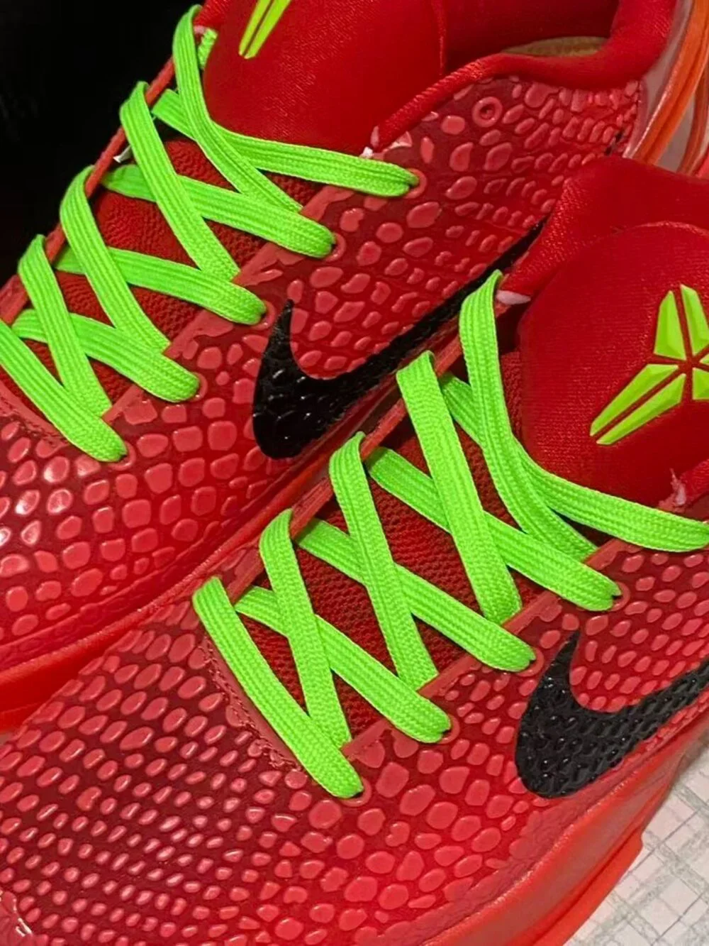 Nike Kobe 6 Protro Reverse Grinch Basketball Sneaker